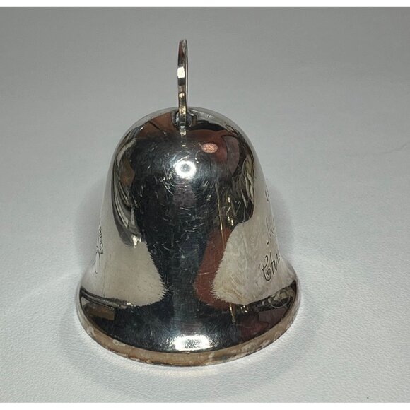 Bridalane Silver Christmas Bell 1976 5 Golden Rings - Picture 6 of 10